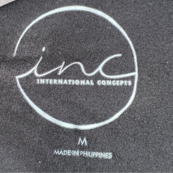 INC black and white color block cutout top size medium - Picture 7 of 8